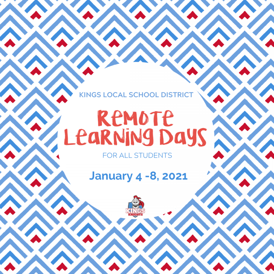Remote Learning Days January 4-8, 2021 Remote Learning Days January 4-8, 2021